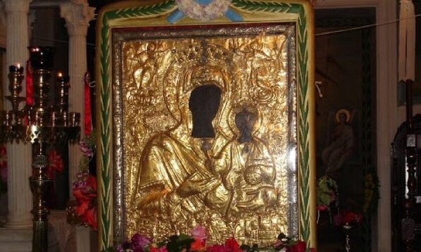 Η Εικόνα της Παναγίας Μυρτιδιώτισσας από τα Κύθηρα στην Κίσαμο Χανίων