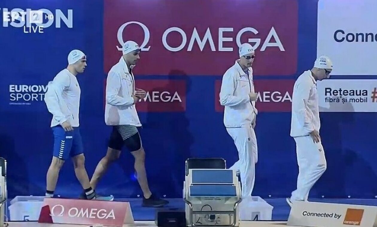 Κολύμβηση: «Χάλκινη» στα 4Χ50 ελεύθερο η Ελλάδα! Ιστορικό μετάλλιο στο Ευρωπαϊκό Πρωτάθλημα 25άρας!