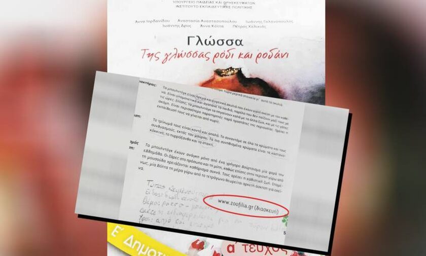 Σάλος στην Κύπρο: Σε ιστοσελίδα πορνό παραπέμπει βιβλίο Δημοτικού