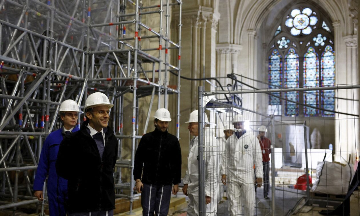 Παναγία των Παρισίων: Φωτογραφίες από τις εργασίες αποκατάστασης του ναού