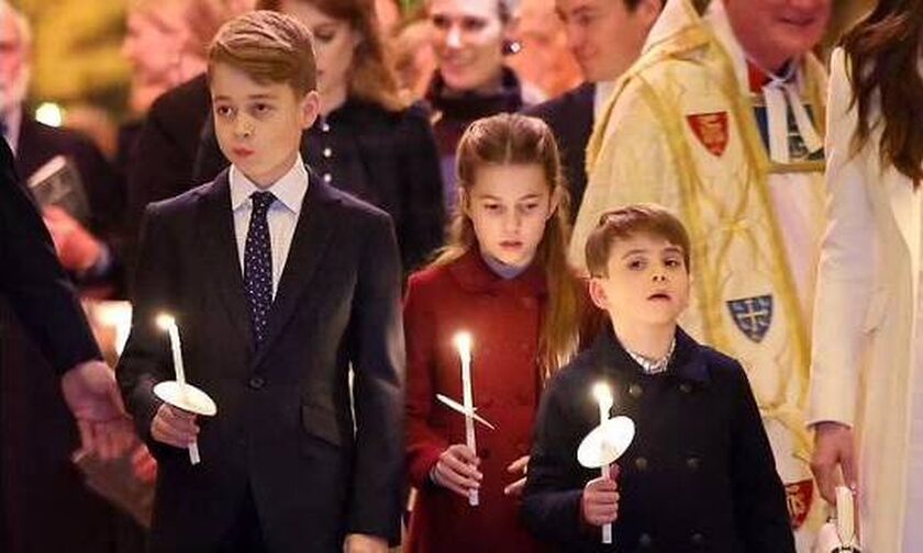 «Ξαναχτύπησε» ο πρίγκιπας Λούις: Έκλεψε τα βλέμματα στη συναυλία των Χριστουγέννων και έγινε viral
