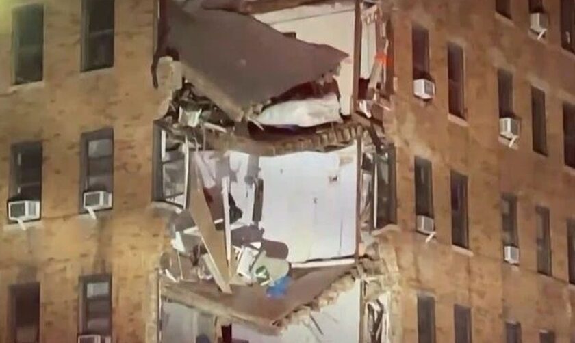 Νέα Υόρκη: Κατέρρευσε τοίχος πολυώροφης πολυκατοικίας - Δύο τραυματίες