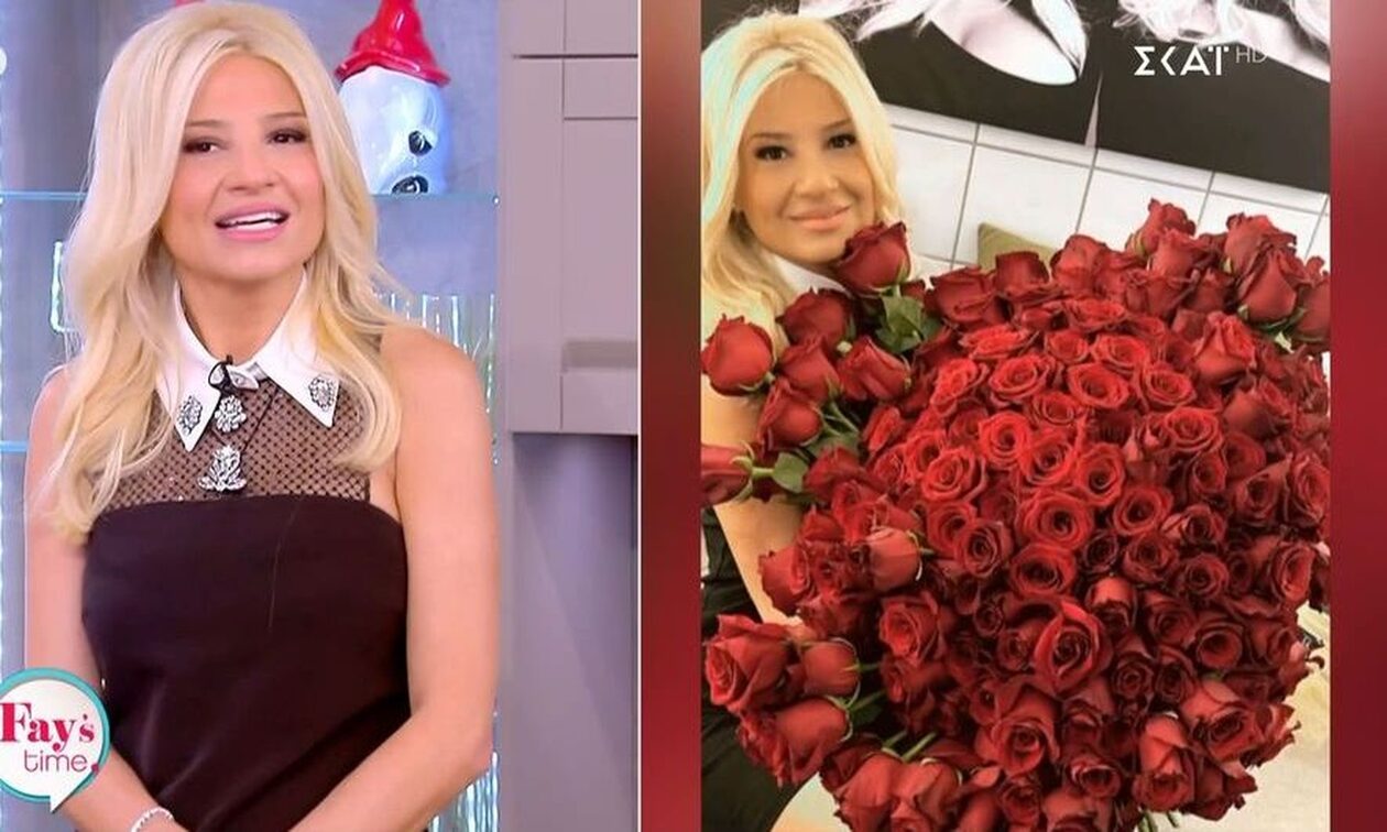 Φαίη Σκορδά: Έλαβε 201 κόκκινα τριαντάφυλλα - Η φωτογραφία, η κάρτα και ο άγνωστος αποστολέας
