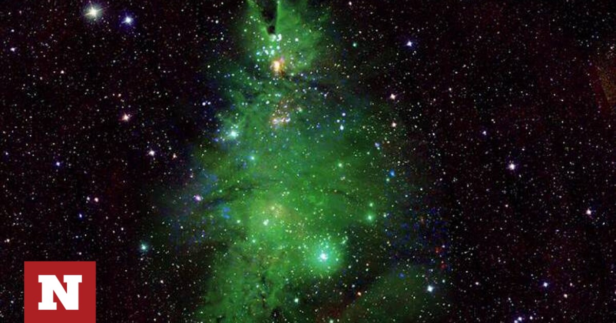 NASA: Galaxy stars in the shape of a Christmas tree – the dazzling image – Newsbomb – News