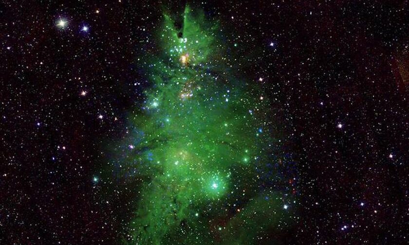 NASA: Αστέρια του γαλαξία σε… σχήμα χριστουγεννιάτικου δέντρου – Η εντυπωσιακή φωτογραφία