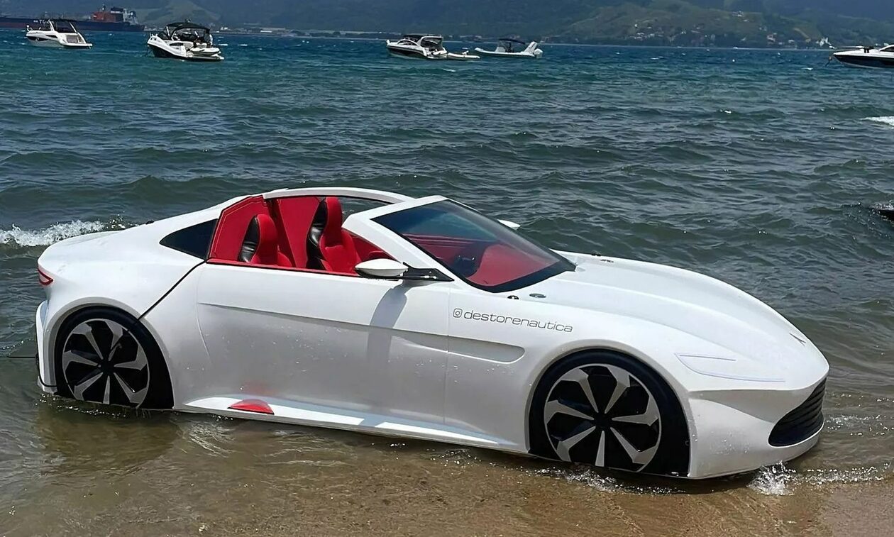 Μία Aston Martin που ταράζει τα νερά... Στην κυριολεξία!