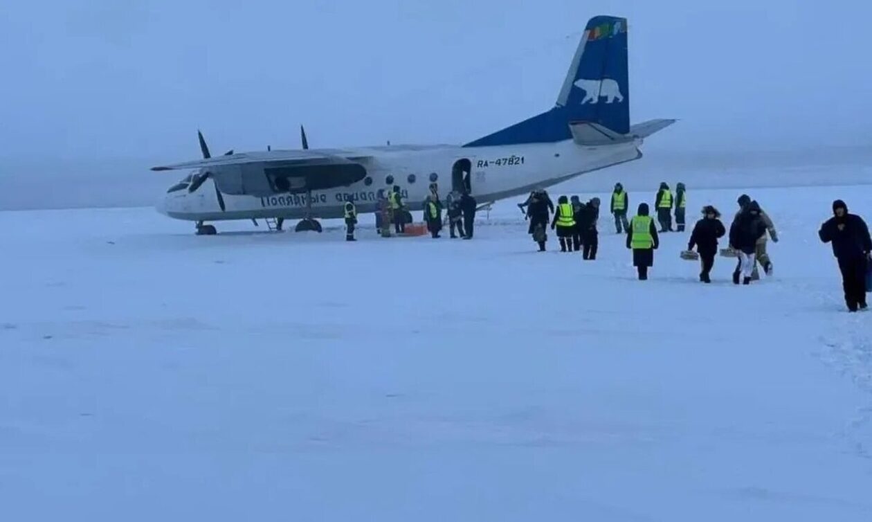 Ρωσικό αεροσκάφος προσγειώθηκε σε παγωμένο ποτάμι εξαιτίας... λάθους του πιλότου