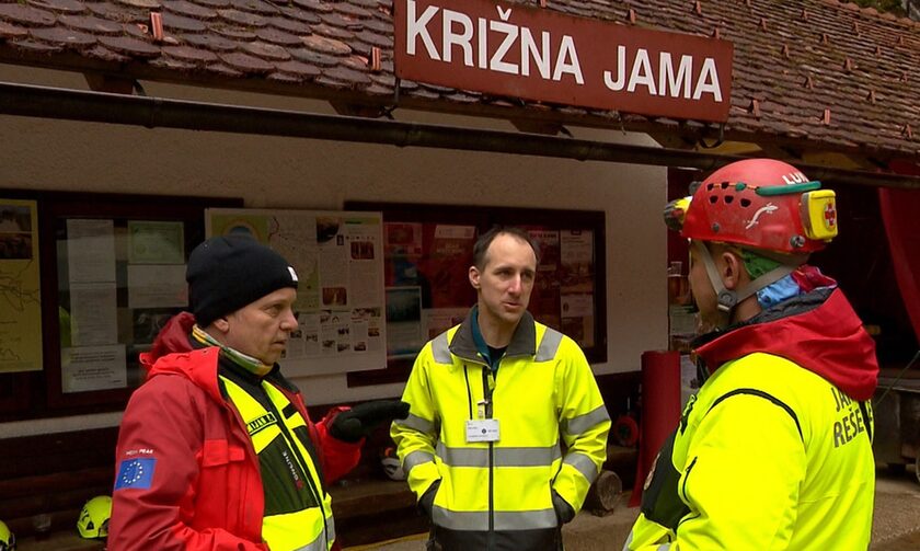 Επιχείρηση διάσωσης σε πλημμυρισμένο σπήλαιο της Σλοβενίας