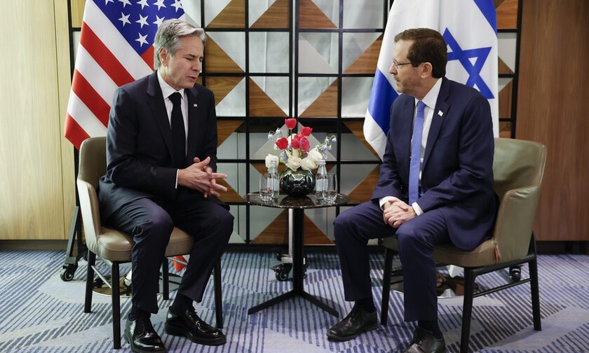 O Mπλίνκεν με τον Ισραηλινό πρόεδρο