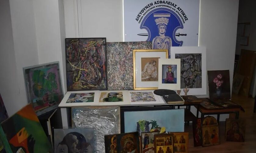 Εξαρθρώθηκε εγκληματική οργάνωση για εμπορία πλαστών πινάκων, αρχαίων μνημείων και εικόνων