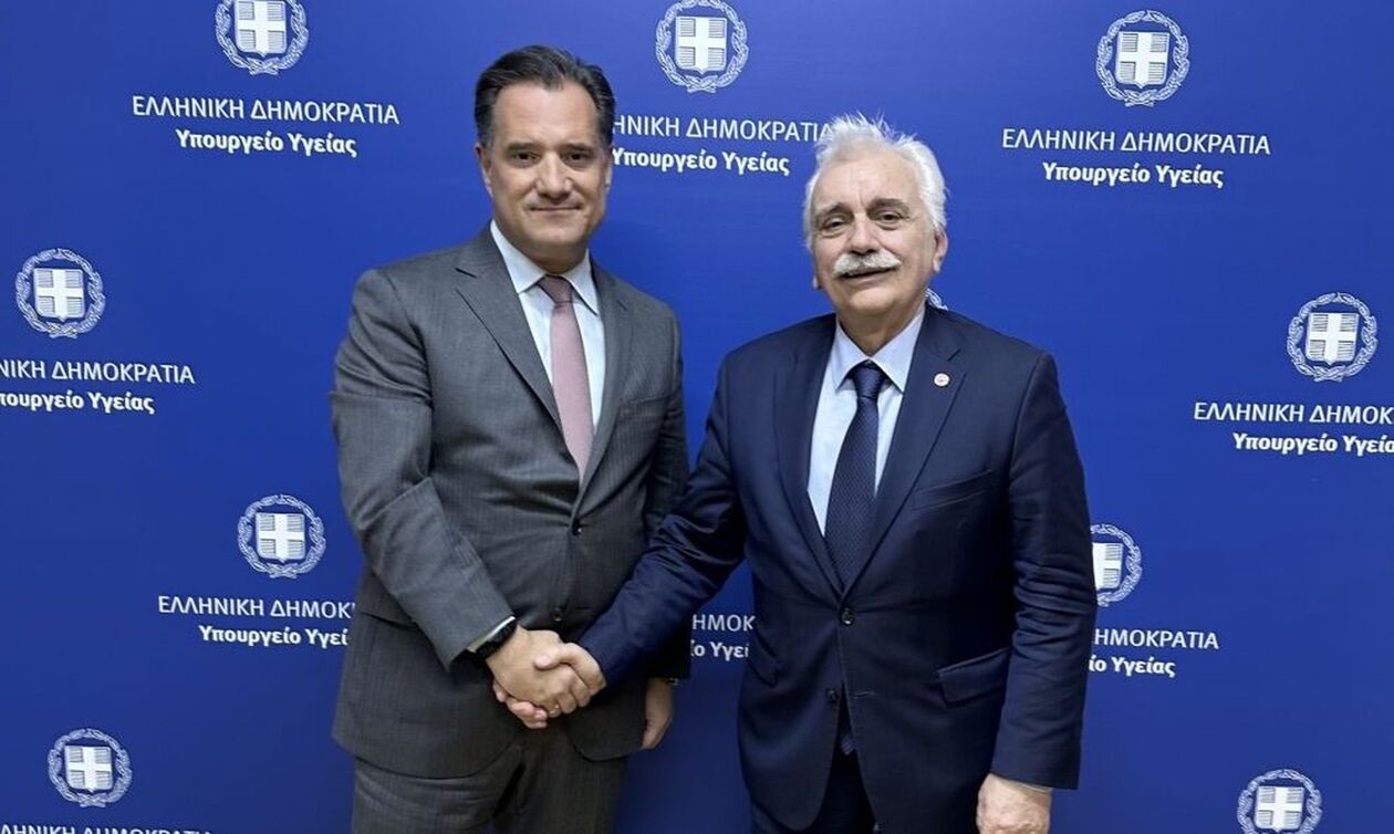 Ο Πρόεδρος του Ελληνικού Ερυθρού Σταυρού σε συνάντηση με τον Υπουργό Υγείας