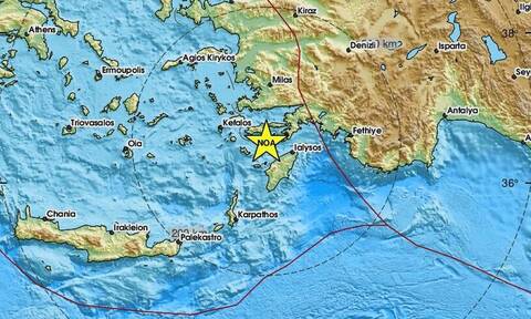 Σεισμός στη Σύμη - Αισθητός στα Δωδεκάνησα