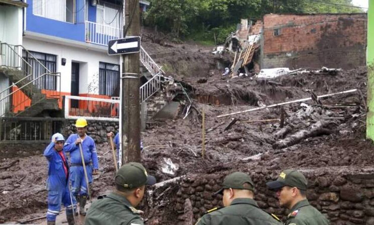 Κολομβία: Τουλάχιστον 33 νεκροί από κατολίσθηση