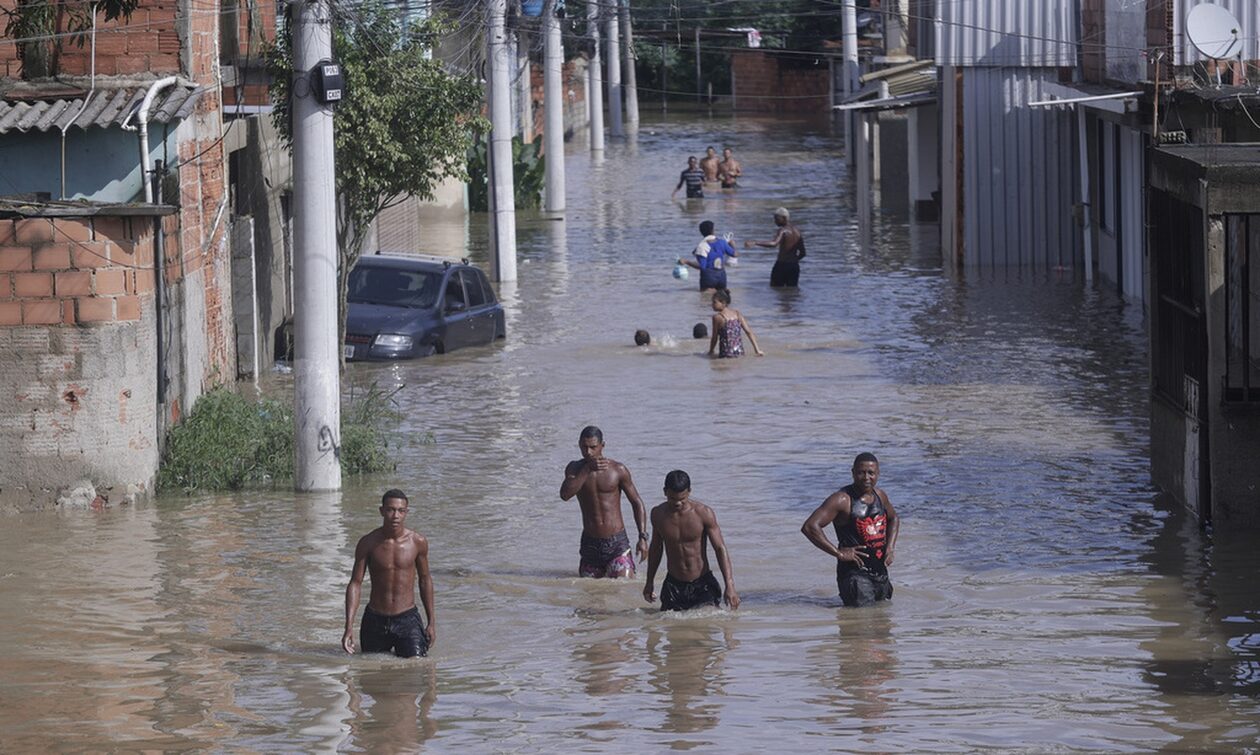 Βραζιλία: 11 νεκροί από τις πλημμύρες στη πολιτεία του Ρίο ντε Ζανέιρο