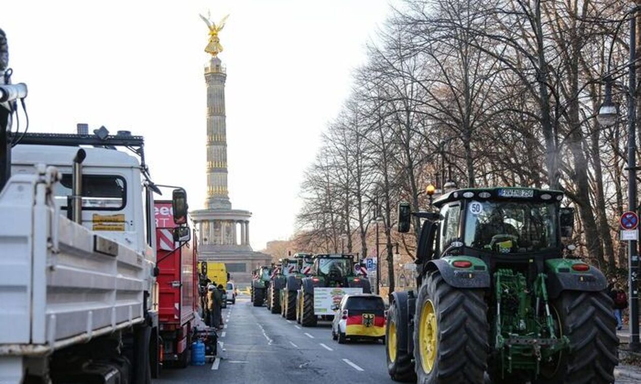 Γερμανία: Μεγάλο αγροτικό συλλαλητήριο στο Βερολίνο - Η κυβέρνηση δεν ικανοποιεί τα αιτήματα