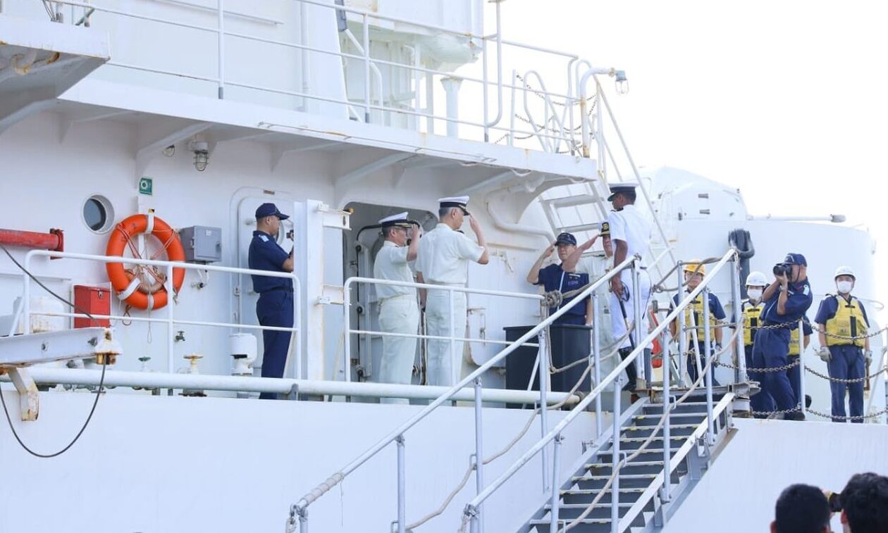 Το ιαπωνικό πλοίο Yashima φτάνει στο Chennai για κοινή άσκηση με την Ακτοφυλακή της Ινδίας