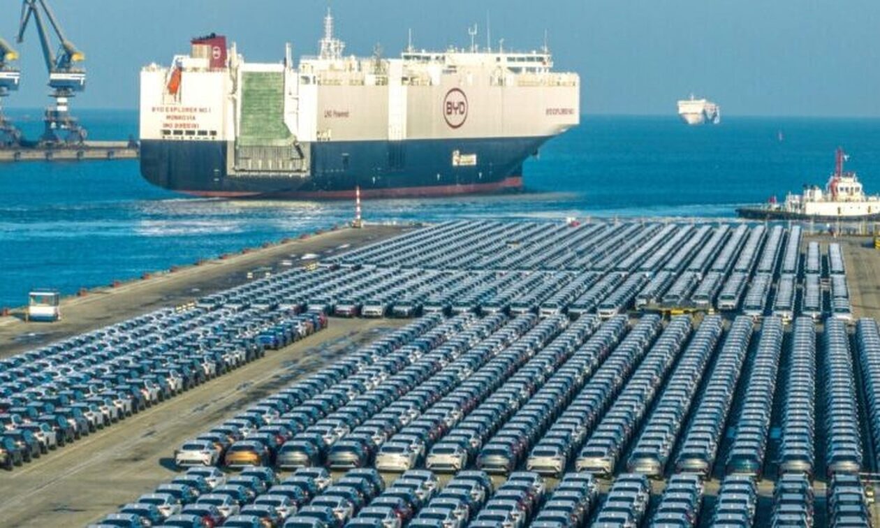 Πλοίο της BYD φέρνει στην Ευρώπη χιλιάδες αυτοκίνητα στην Ευρώπη