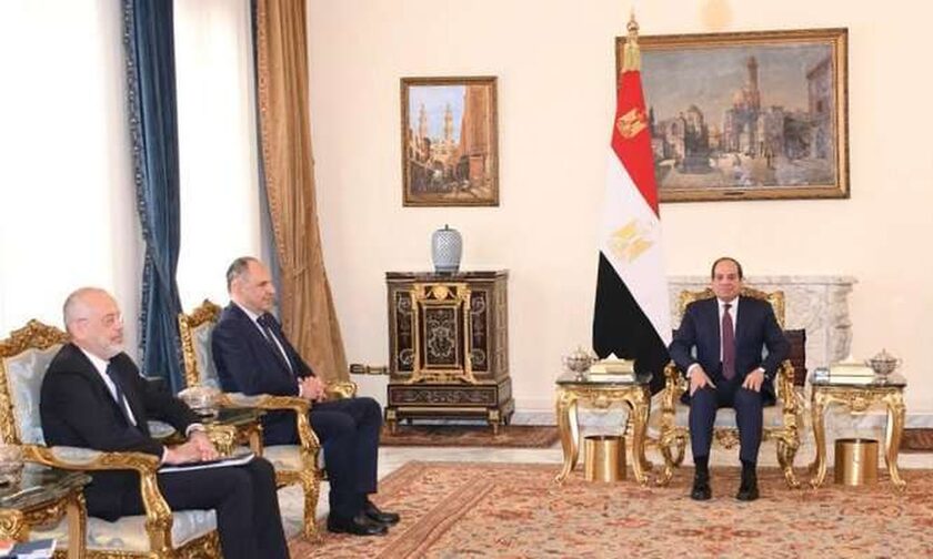 Γιώργος Γεραπετρίτης: Σε εγκάρδιο κλίμα η συνάντηση με τον Αιγύπτιο πρόεδρο Αλ Σίσι