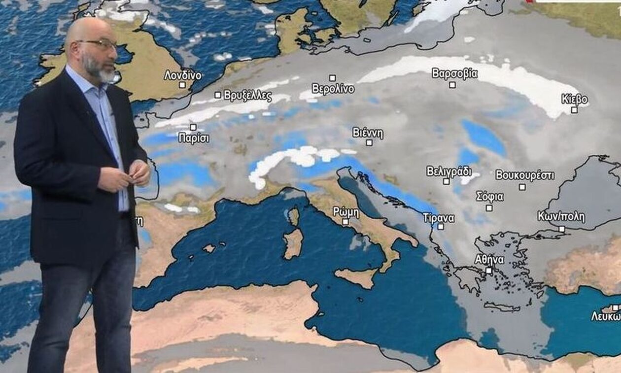Καιρός: Επιδείνωση, χιόνια και ψύχος από το Σάββατο και σε Αθήνα και Θεσσαλονίκη