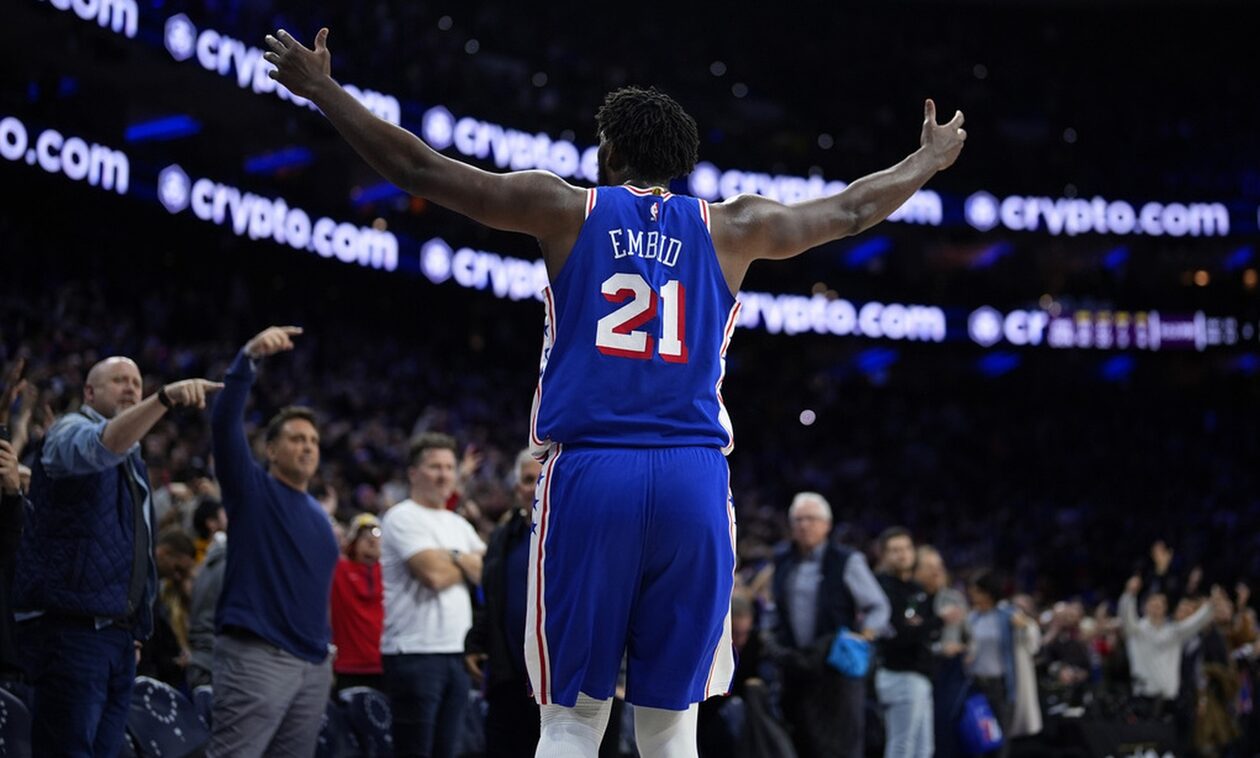NBA: Ασταμάτητος ο Εμπίντ, τρομερή ανατροπή οι Θάντερ! – Αποτελέσματα, βαθμολογίες και highlights