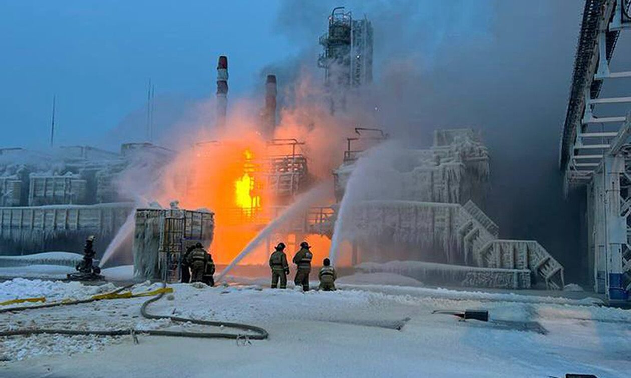 Ρωσία: Συναγερμός στο Λένινγκραντ μετά την πυρκαγιά σε τερματικό σταθμό αερίου