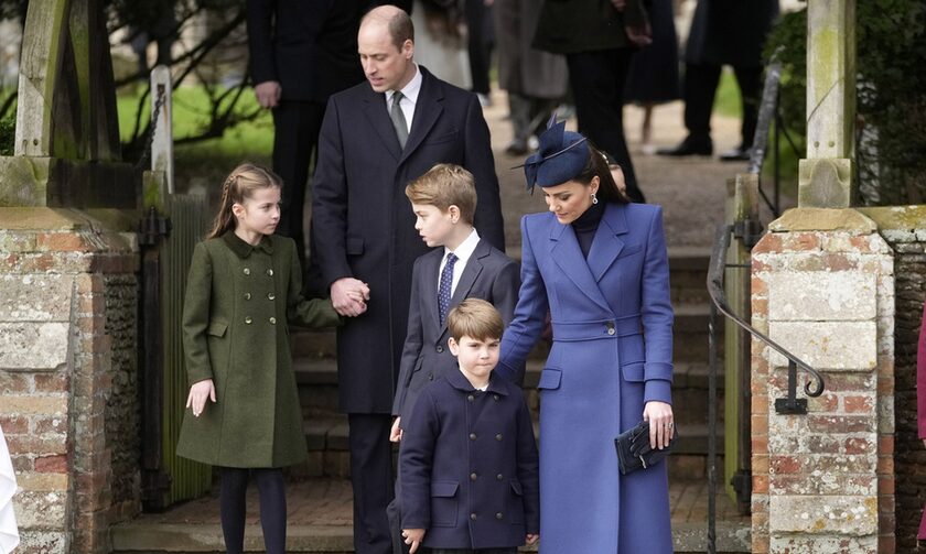 H Κέιτ Μίντλετον, ο πρίγκιπας Ουίλιαμ και τα τρία τους παιδιά