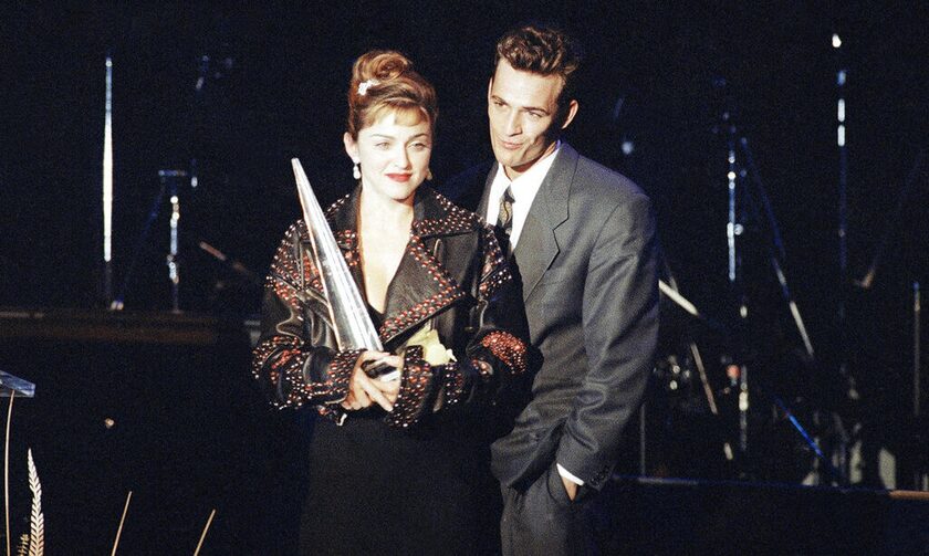 H Μαντόνα και ο Λουκ Πέρι το 1992