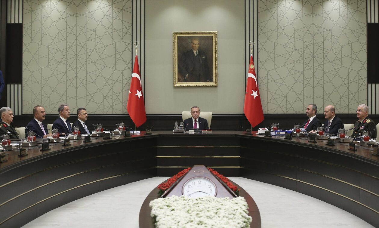 Τουρκία: Συνεδρίασε το Συμβούλιο Εθνικής Ασφαλείας - Καμία αναφορά στα Ελληντουρκικά