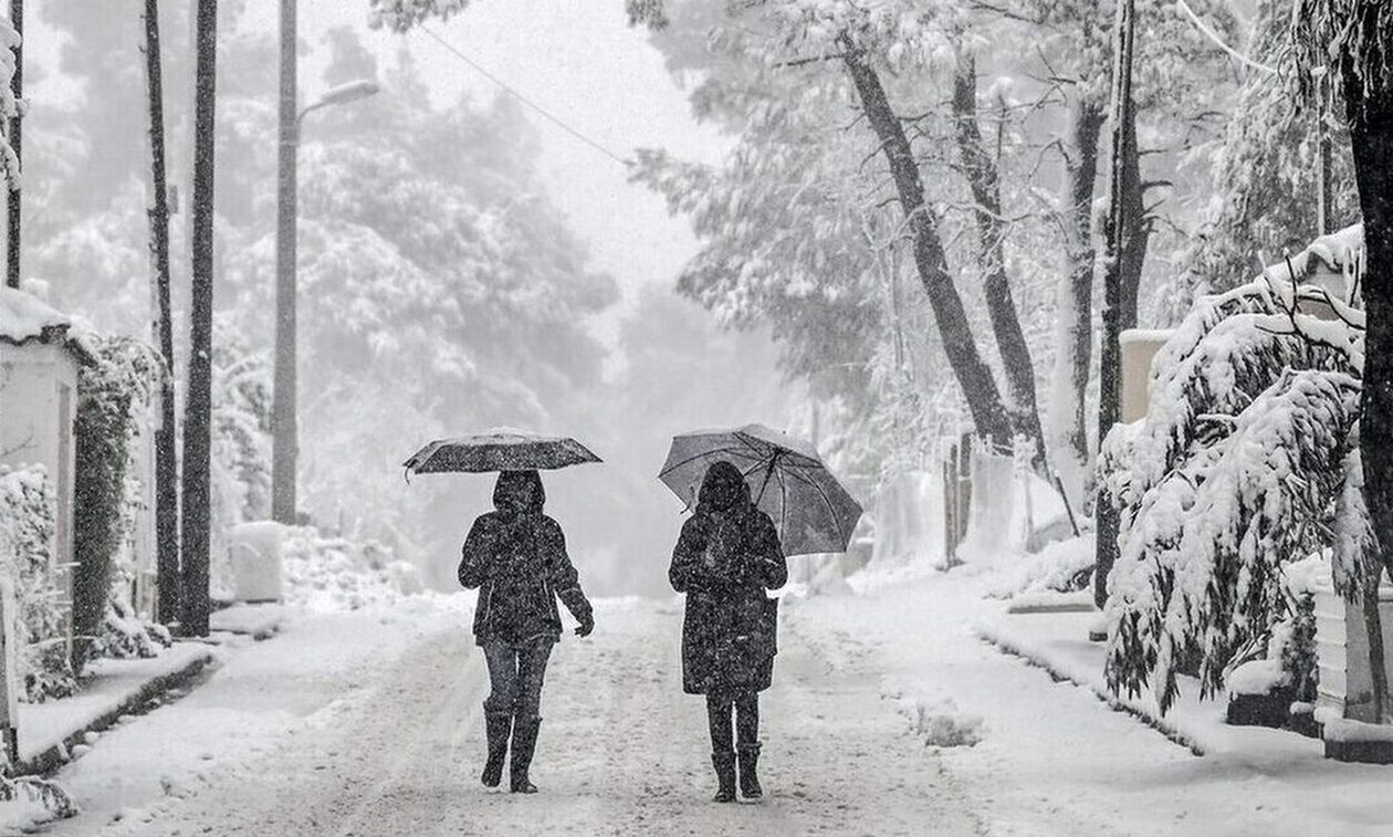 Κακοκαιρία Avgi: Πώς θα κινηθεί ο χιονιάς τις επόμενες ώρες - Στο επίκεντρο Εύβοια και Βοιωτία