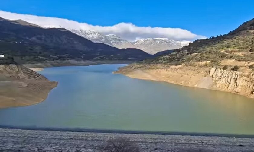 Κρήτη: Γεμίζει νερό το Φράγμα Φανερωμένης – Τον Νοέμβριο είχε μείνει άδειο