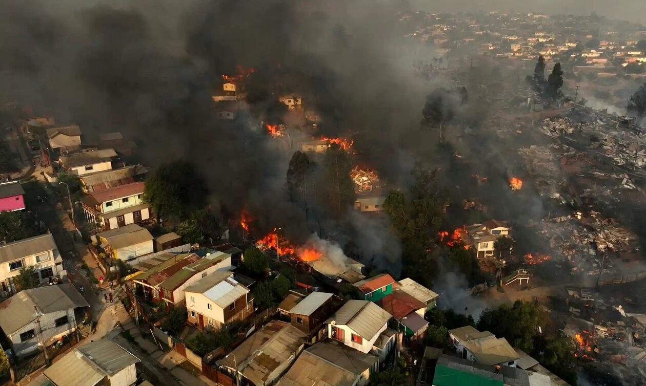 Χιλή: «Σαν εμπόλεμη ζώνη»  Σοκαριστικές μαρτυρίες για τις φονικές πυρκαγιές