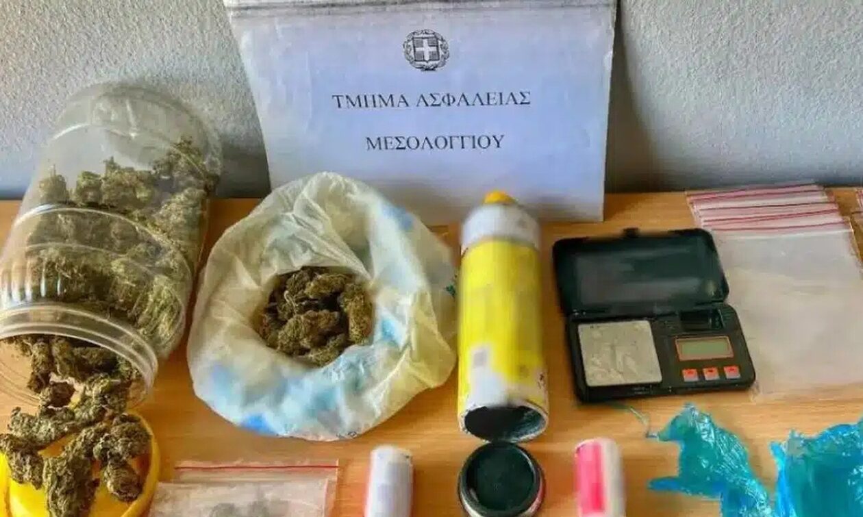 Μεσολόγγι: Βρέθηκαν ναρκωτικά στο σπίτι φίλων του κρεοπώλη - Τρεις συλλήψεις