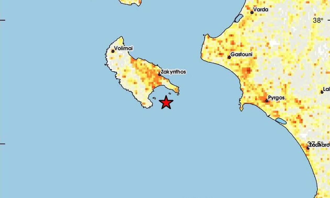 Σεισμός νότια της Ζακύνθου (pics)