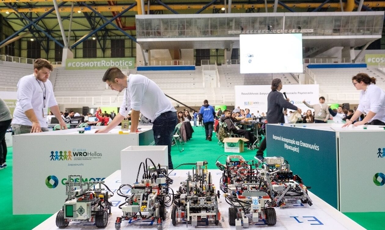 10 χρόνια Πανελλήνιος Διαγωνισμός Εκπαιδευτικής Ρομποτικής & STEM - Συνεργάτης η COSMOTE