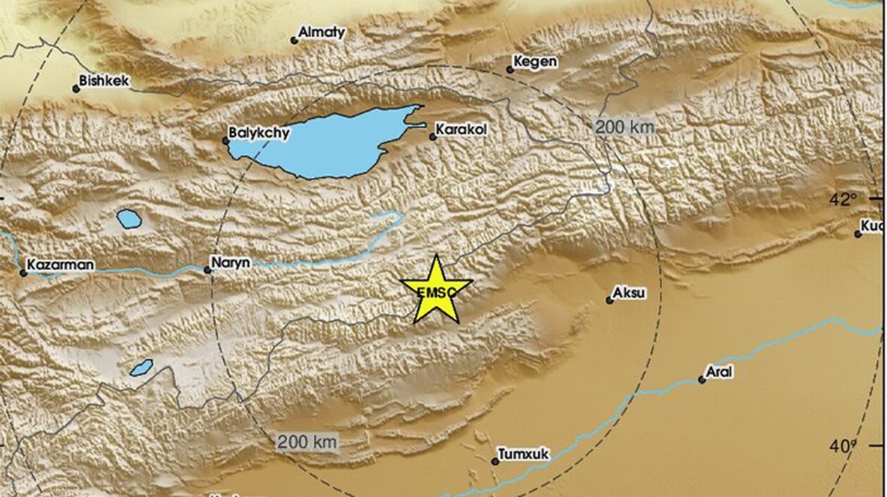 Κίνα: Σεισμός 5,8 βαθμών της κλίμακας Ρίχτερ στα σύνορα με το Κιργιστάν