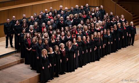 «Musica»: Τα 100 μέλη της χορωδίας του Μεγάρου στον Ιερό Ναό Αγίου Γεωργίου στο Νέο Ψυχικό