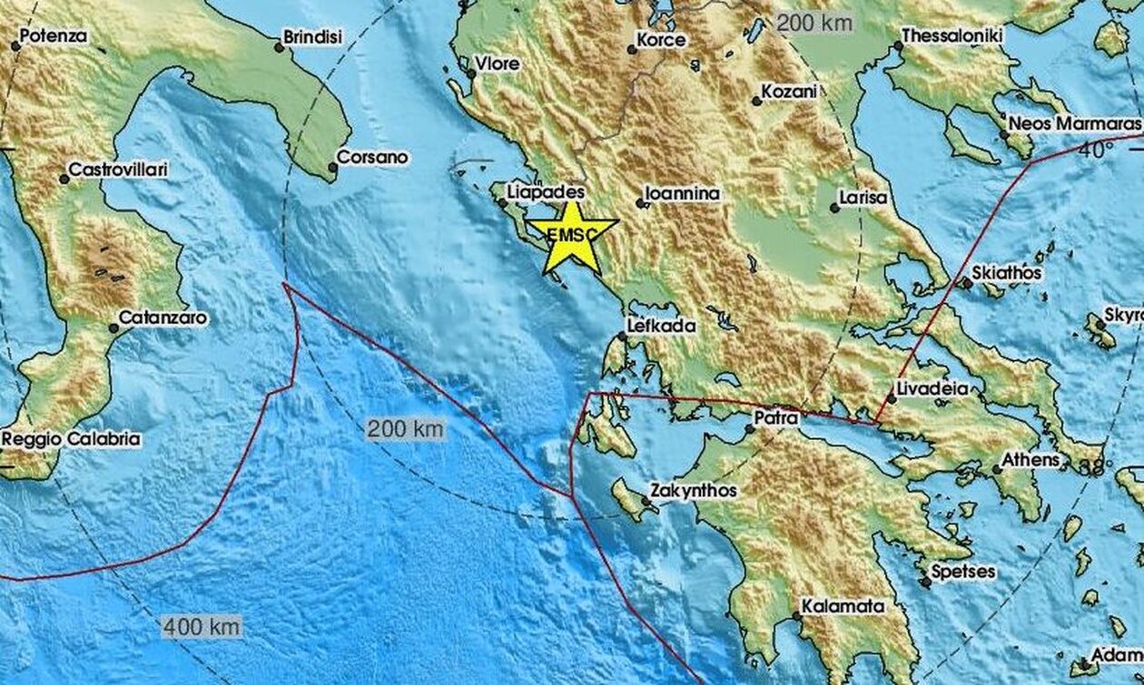 Σεισμός τώρα κοντά στην Ηγουμενίτσα (pics)