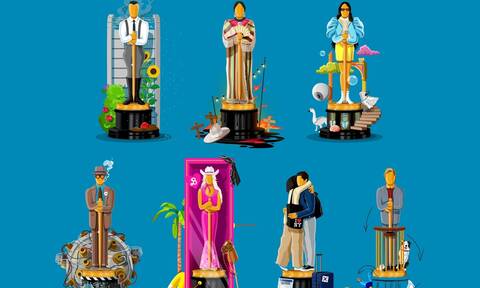 Όσκαρ 2024: Οι μοναδικές pop art αφίσες του Όλι Γκιμπς για τις υποψήφιες ταινίες