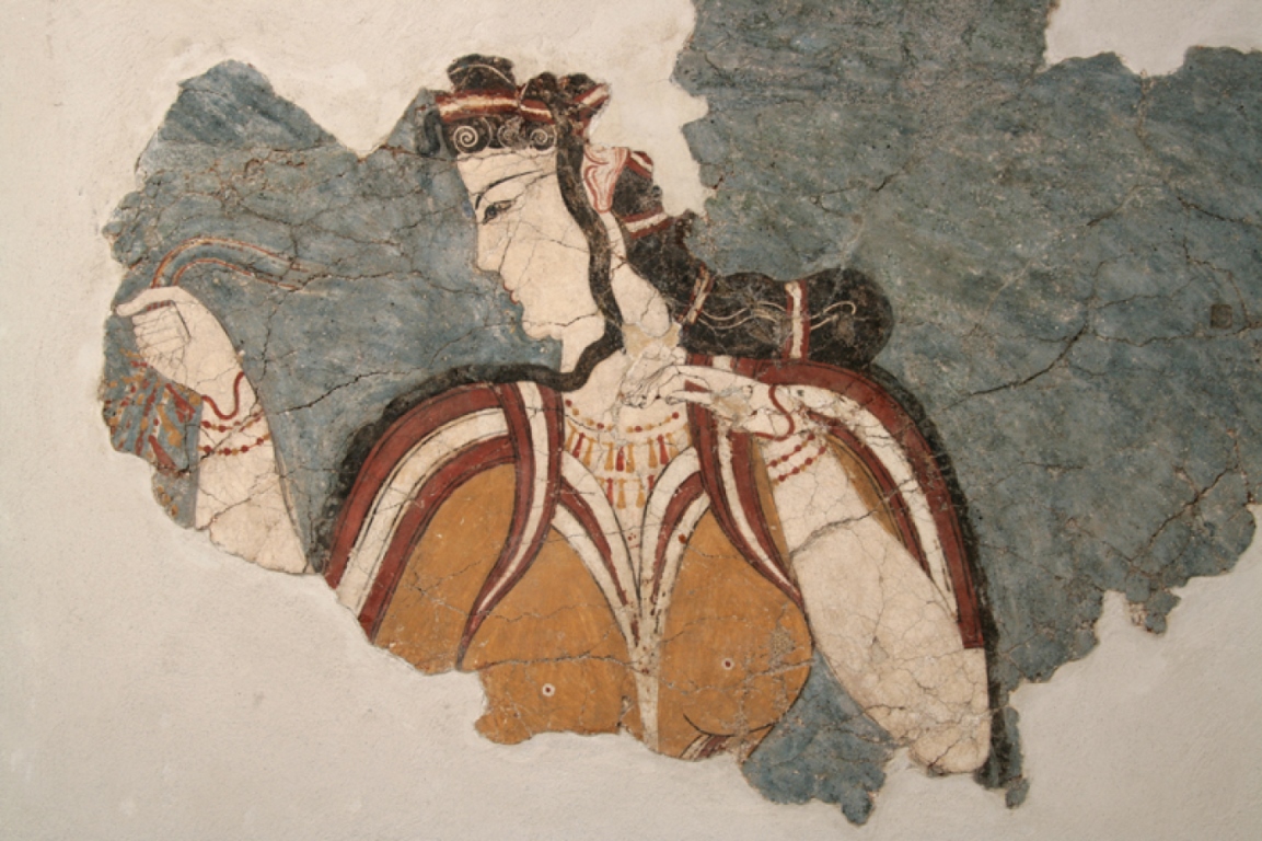 Η τοιχογραφία της «Μυκηναίας», 13ος αι. π.Χ.