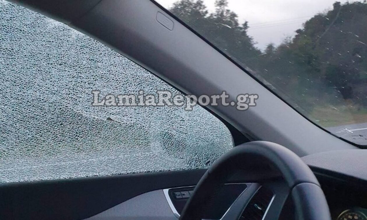 Λαμία: Νέα επίθεση με πέτρες σε αυτοκίνητο - Κινδύνεψε οικογένεια