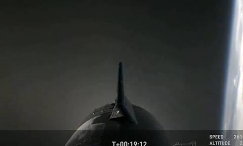 Ο πύραυλος Starship της SpaceX καταστράφηκε κατά την είσοδό του στη γήινη ατμόσφαιρα (vid)