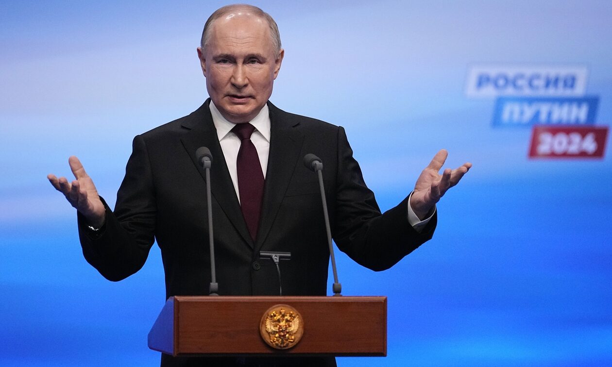 Βλαντίμιρ Πούτιν: «Σας ευχαριστώ που συμμετείχατε στις εκλογές, επιλέξαμε την πρόοδο και το μέλλον»