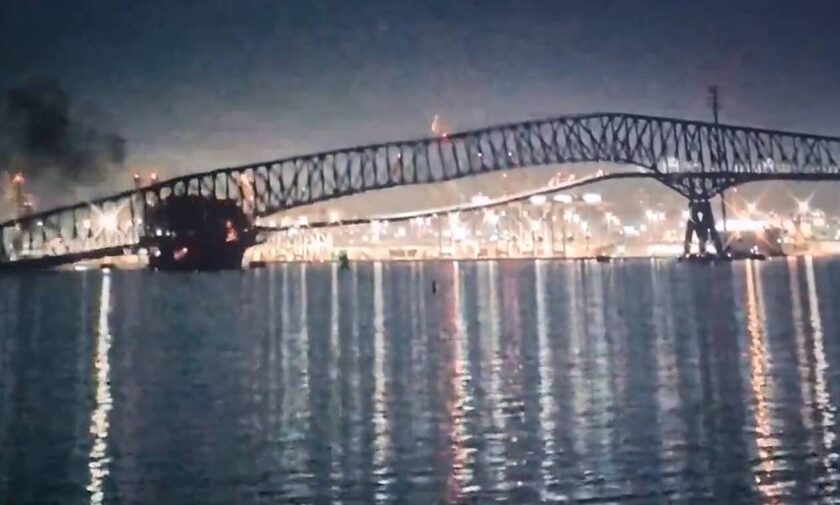 Συναγερμός στις ΗΠΑ: Γέφυρα κατέρρευσε στη Βαλτιμόρη - Συγκλονιστικό βίντεο