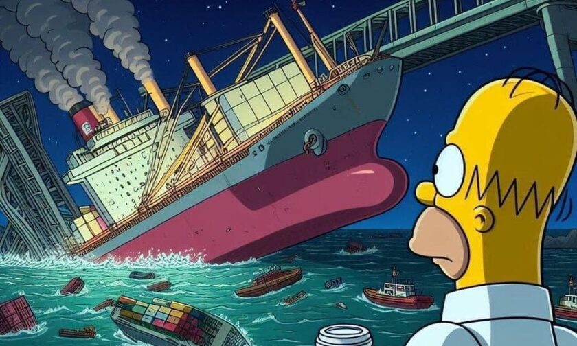 Simpsons: Είχαν προβλέψει και το δυστύχημα στη γέφυρα της Βαλτιμόρης; - Τα viral βίντεο