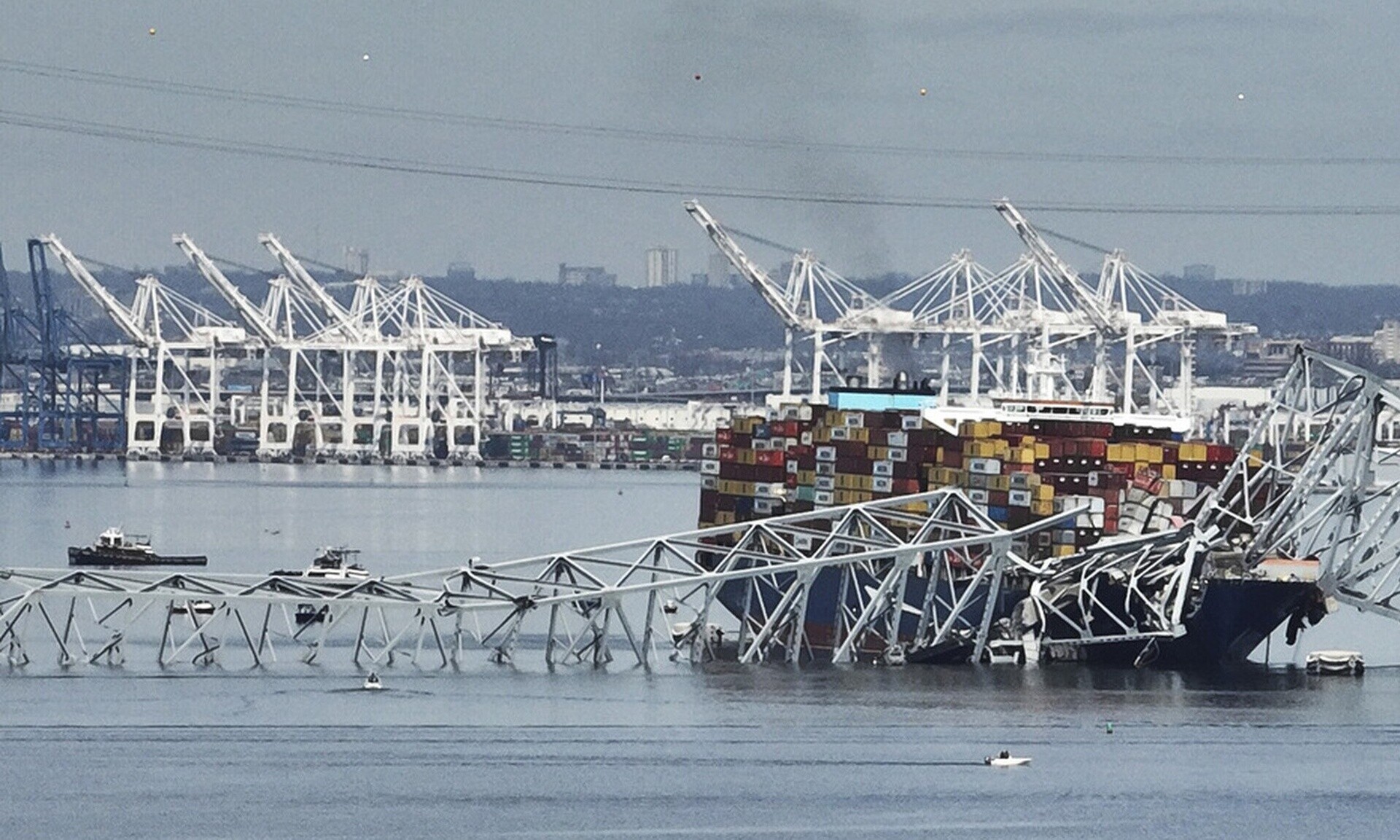 Βαλτιμόρη: Βίντεο - ντοκουμέντο λίγο πριν την πρόσκρουση του πλοίου στη γέφυρα