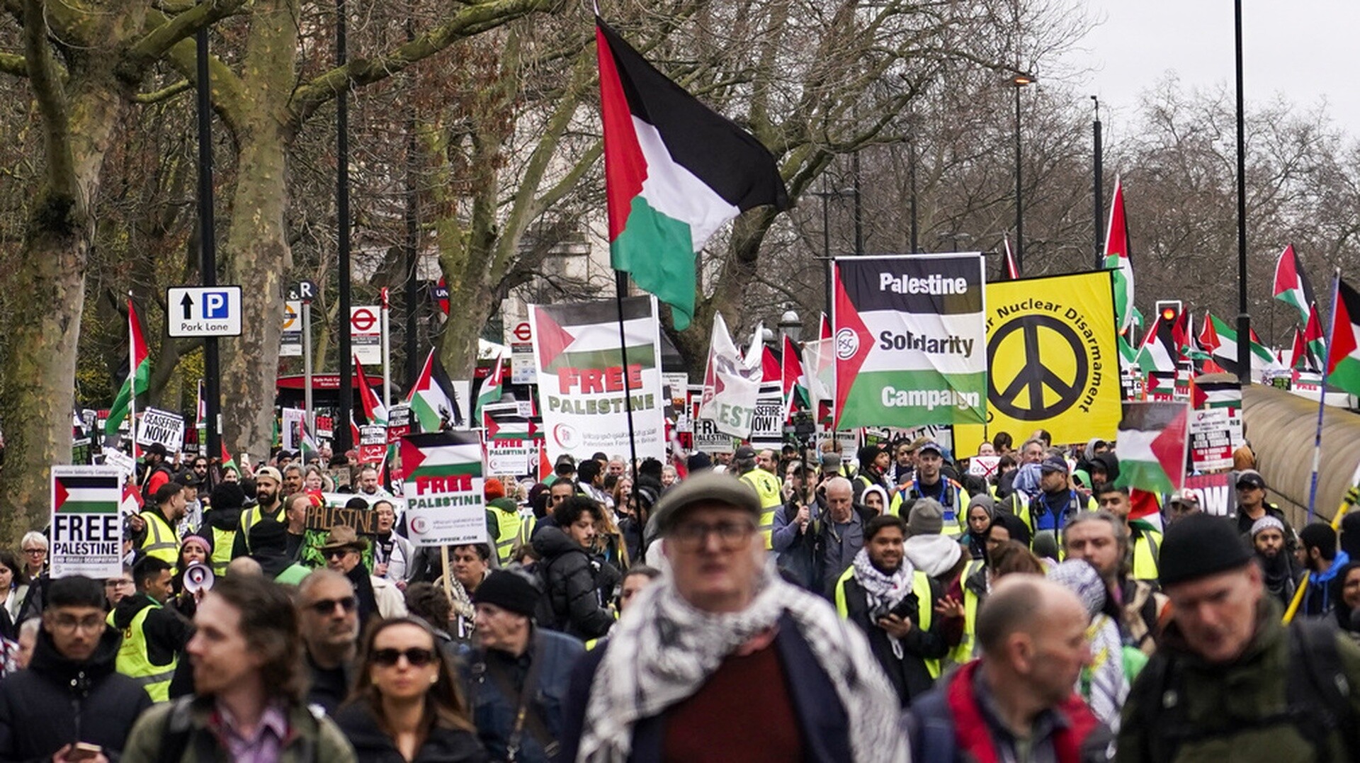 Λονδίνο: Νέα διαδήλωση για κατάπαυση του πυρός στη Γάζα