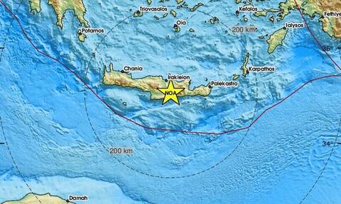 Σεισμός στην Κρήτη - Κοντά στο Αρκαλοχώρι το επίκεντρο (pics)