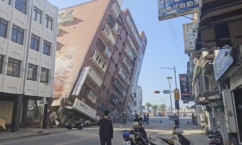 Φονικός σεισμός στην Ταϊβάν