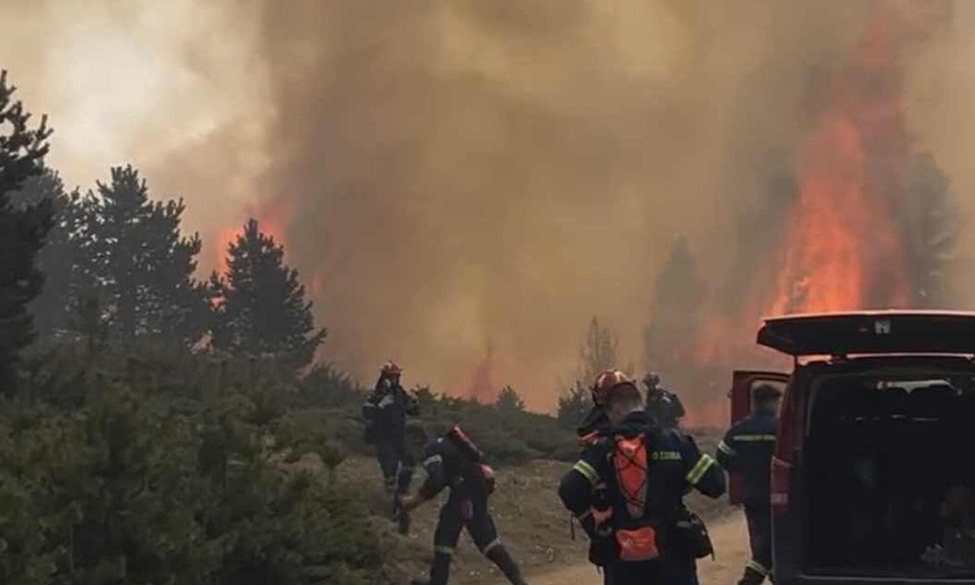 Πιέρια Όρη: Οριοθετήθηκε η φωτιά μετά από 4 μέρες