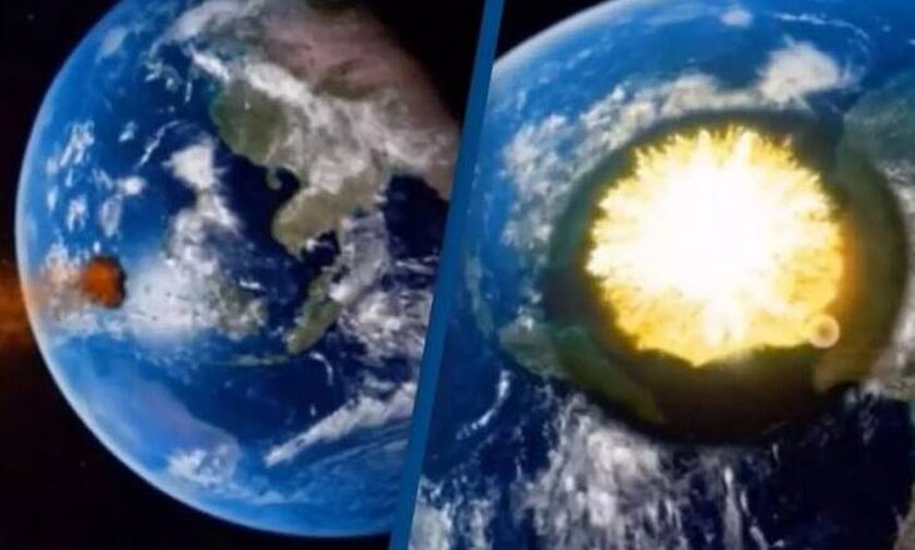 Προσομοίωση: Τι θα συνέβαινε εάν μετεωρίτης του μισού μεγέθους του Πλούτωνα χτυπούσε τη Γη